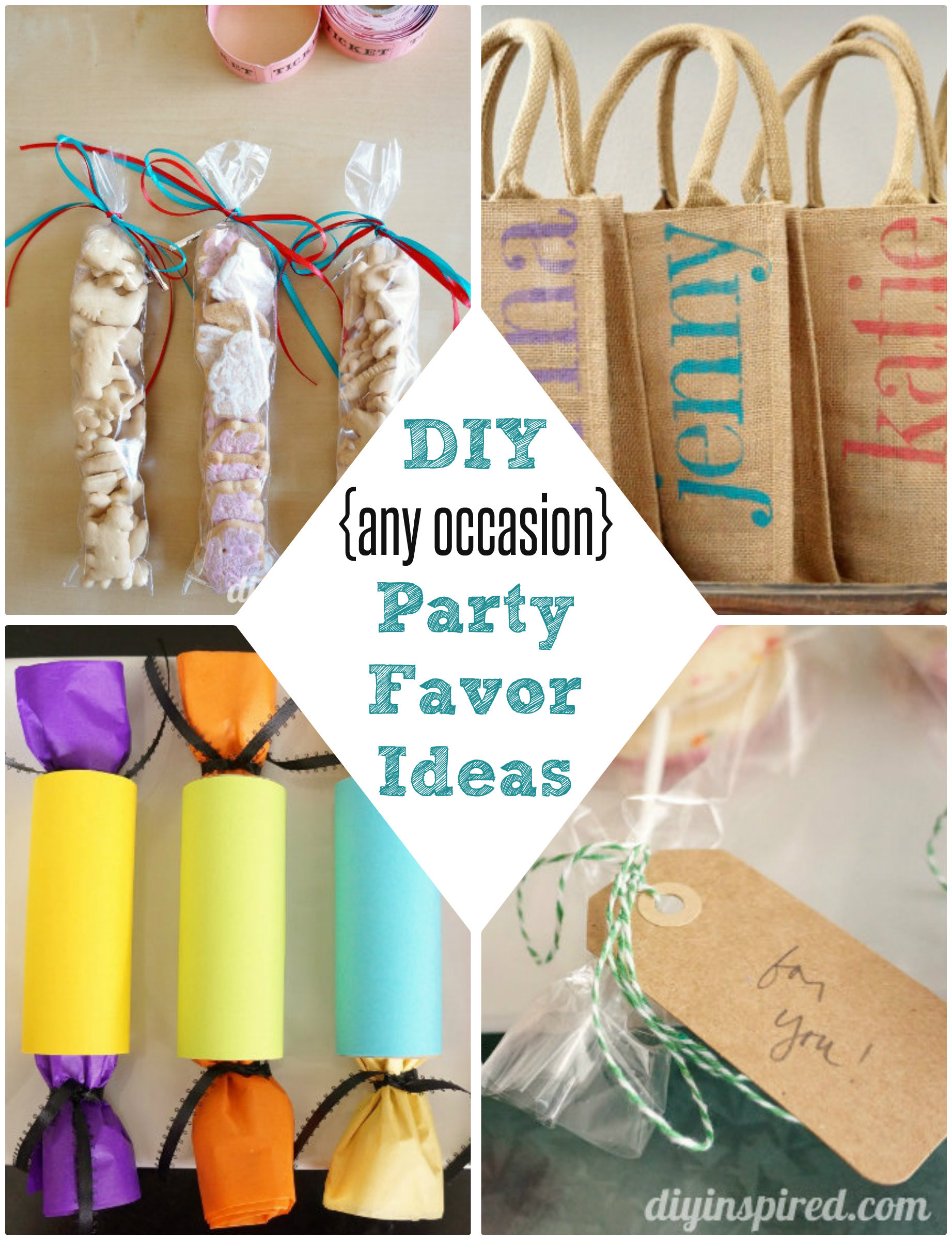 Best ideas about Homemade Birthday Decorations For Adults
. Save or Pin DIY Party Favor Ideas DIY Inspired Now.