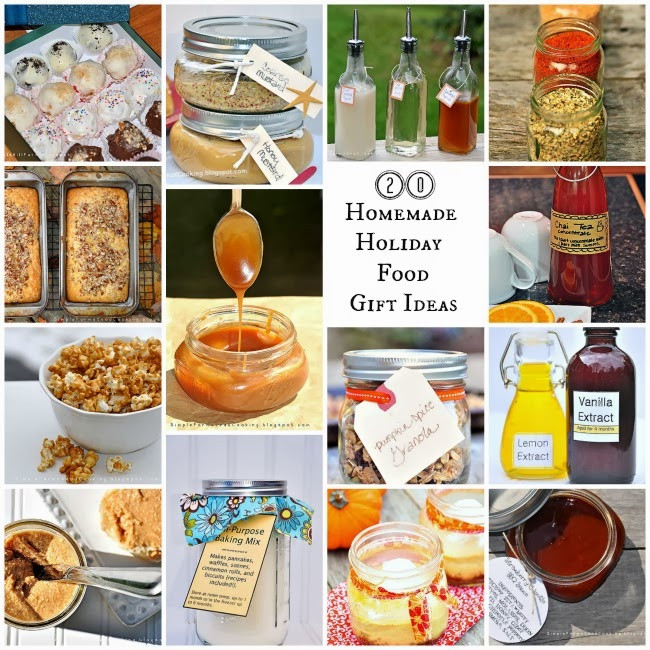 Best ideas about Homemade Food Gift Ideas
. Save or Pin 20 Homemade Holiday Food Gift Ideas Now.