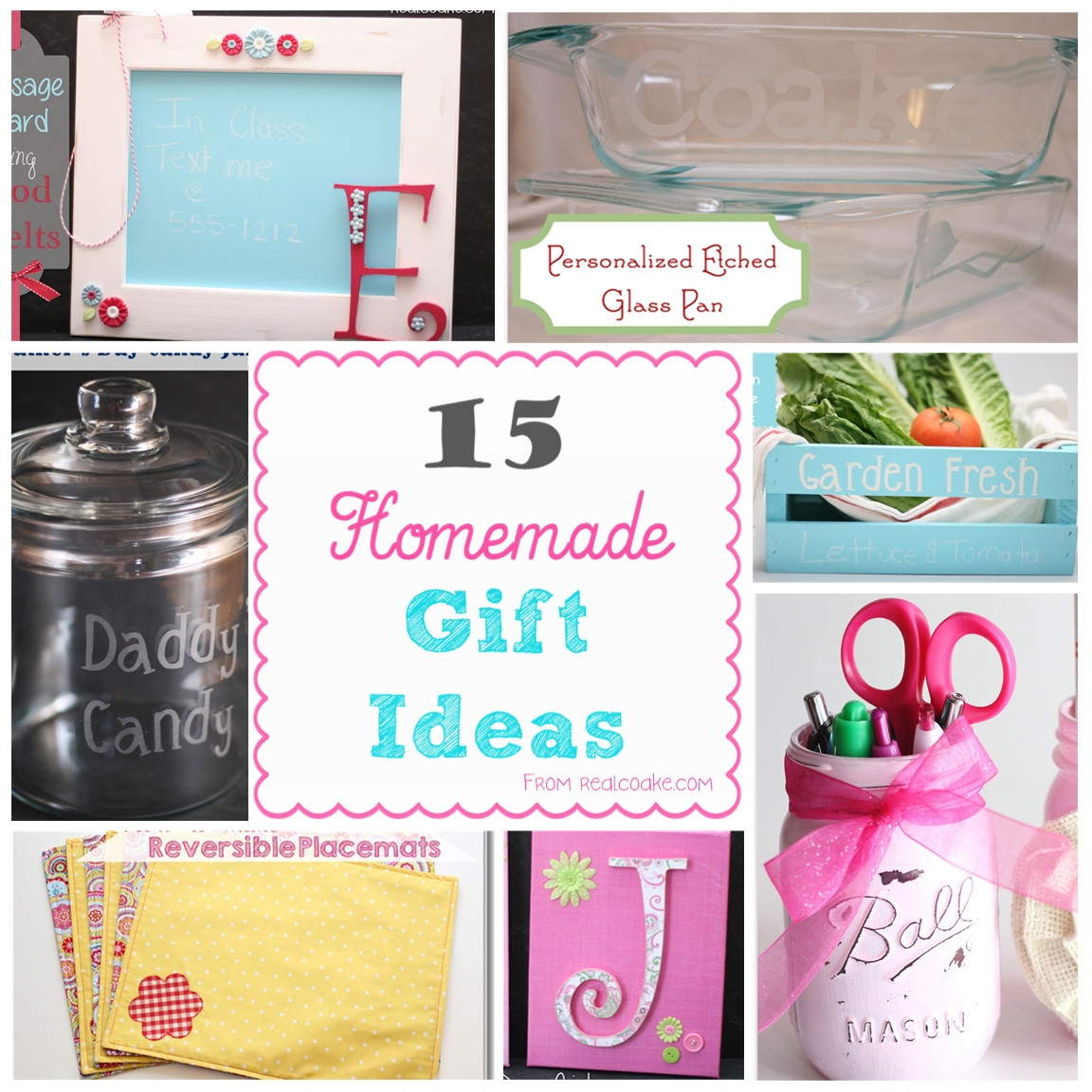Best ideas about Homemade Gift Ideas
. Save or Pin 15 Homemade Gift Ideas The Real Thing with the Coake Family Now.