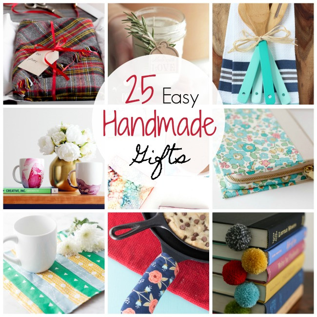 Best ideas about Homemade Gift Ideas
. Save or Pin 25 Quick and Easy Homemade Gift Ideas Crazy Little Projects Now.