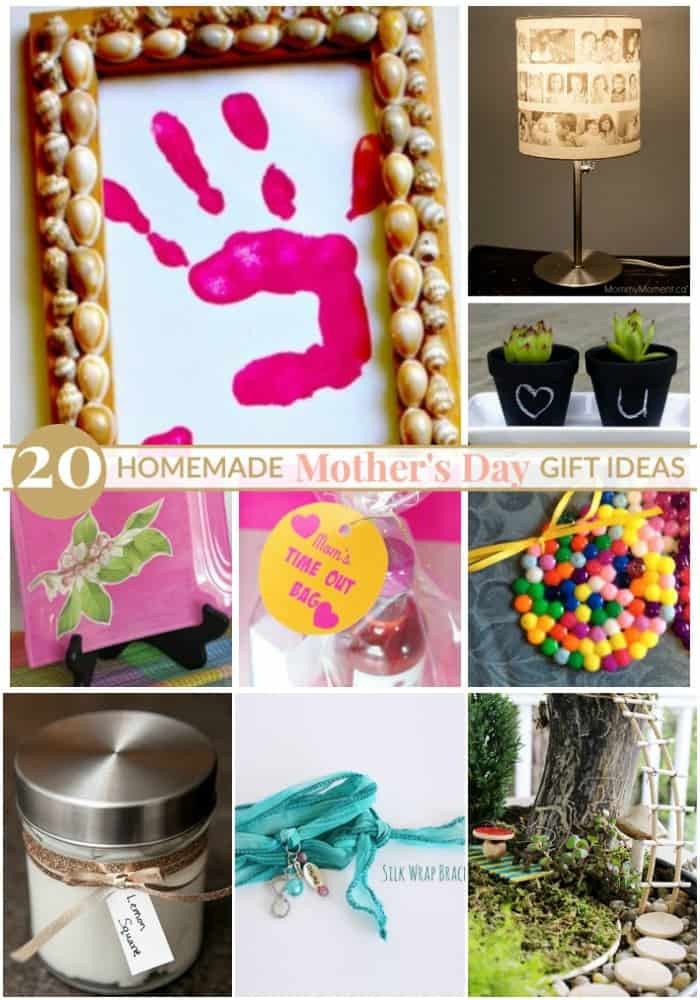 Best ideas about Homemade Mother Day Gift Ideas
. Save or Pin 20 HOMEMADE MOTHER S DAY GIFT IDEAS Mommy Moment Now.