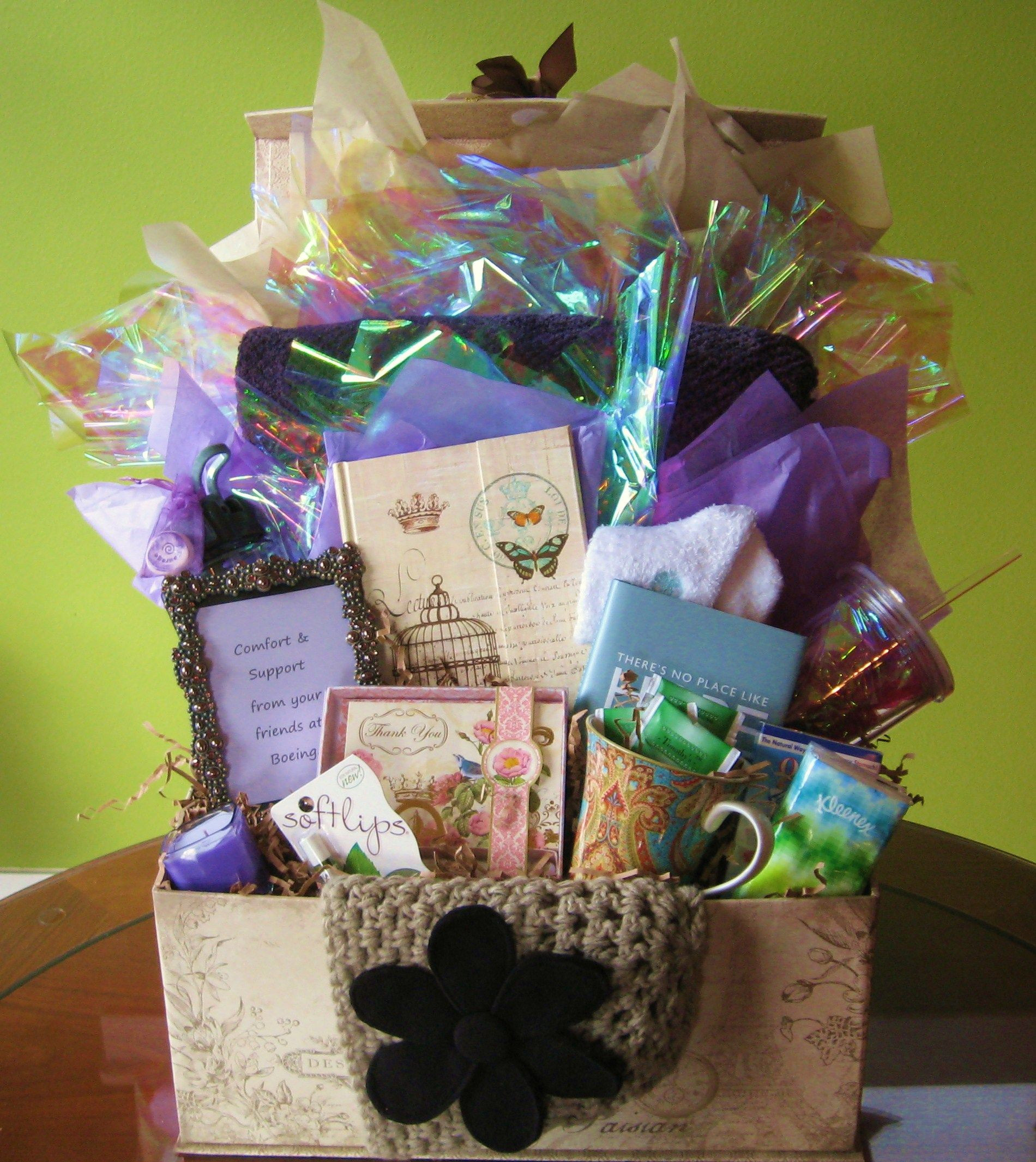 Best ideas about Homemade Sympathy Gift Basket Ideas
. Save or Pin Sympathy Basket ts Now.