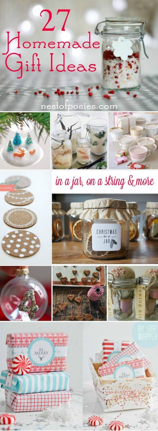 Best ideas about Homemade Teacher Gift Ideas
. Save or Pin Homemade Gift Ideas for Christmas Now.