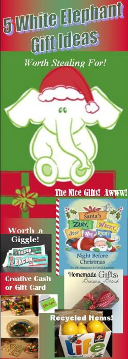 Best ideas about Homemade White Elephant Gift Ideas
. Save or Pin White elephant Archives Santa s Zany Wacky Just Not Now.