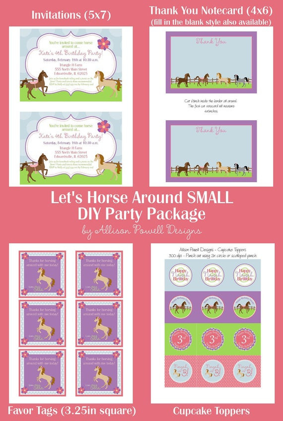 Best ideas about Horseback Riding Birthday Party
. Save or Pin Horse Horseback Riding Pony Birthday Party Invitation Now.