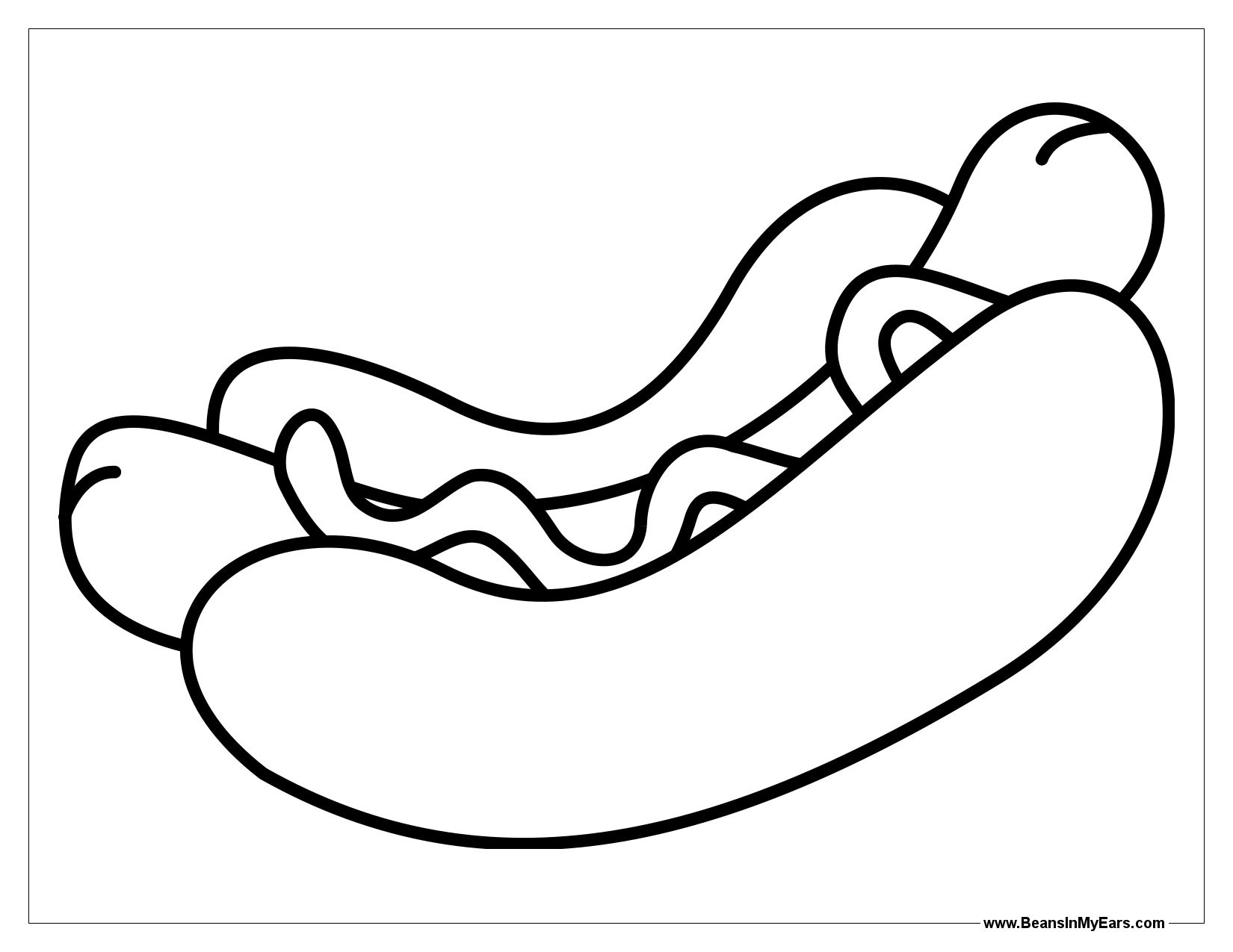 Best ideas about Hot Dogs Coloring Pages
. Save or Pin Beans In My Ears educational apps for children coloring Now.