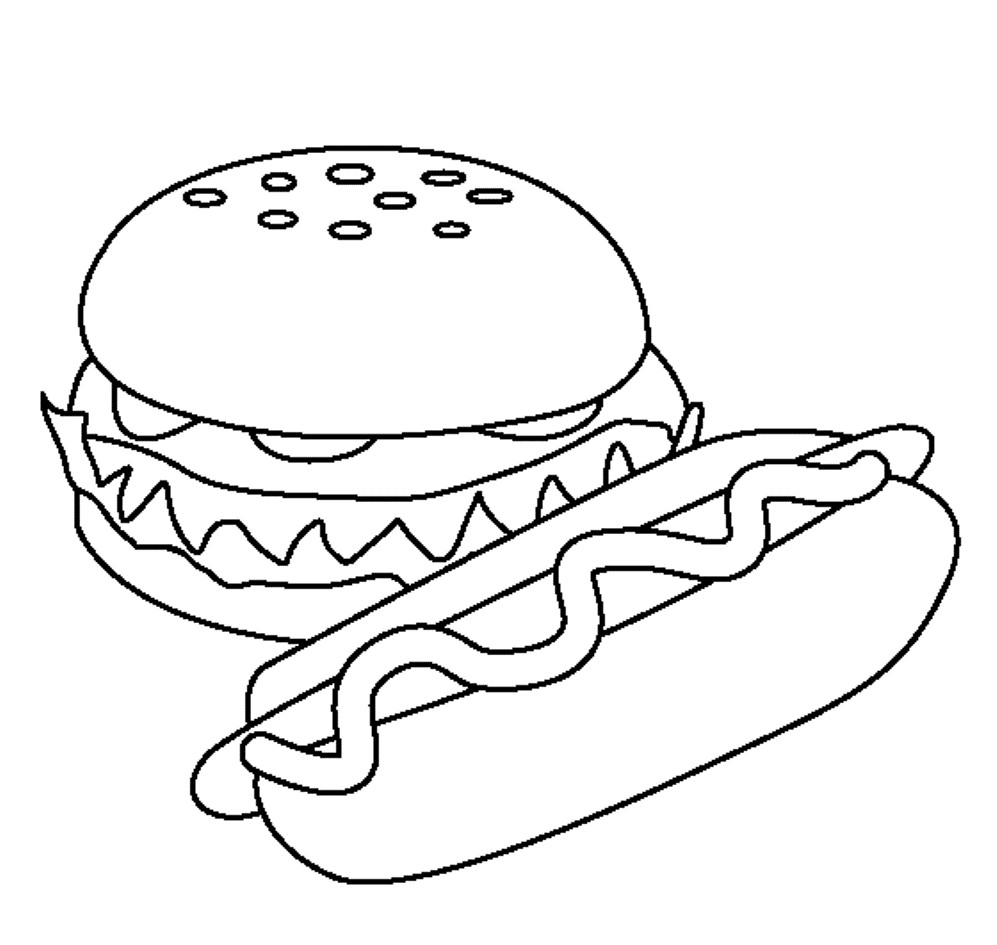 Best ideas about Hot Dogs Coloring Pages
. Save or Pin Very Cheesy and Spicy Burger & Hotdog Colouring Pages Now.