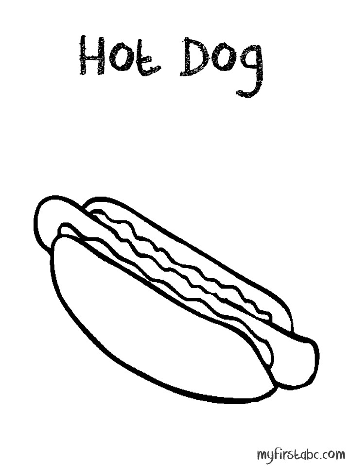 Best ideas about Hot Dogs Coloring Pages
. Save or Pin Hot Dog Coloring Pages Coloring Home Now.