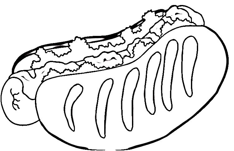 Best ideas about Hot Dogs Coloring Pages
. Save or Pin Coloring Picture Hamburgers With Hot Dog Coloring Pages Now.
