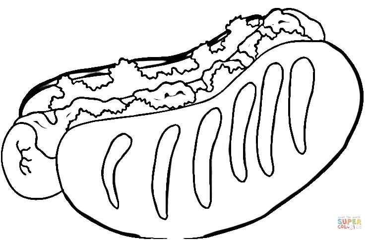 Best ideas about Hot Dogs Coloring Pages
. Save or Pin Tasty Hot Dog coloring page Now.