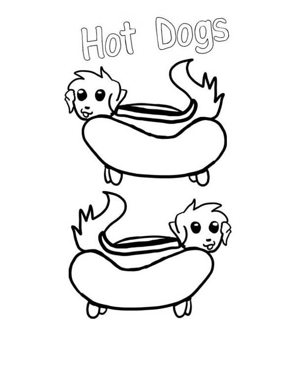 Best ideas about Hot Dogs Coloring Pages
. Save or Pin Funny Hot Dog Coloring Page Coloring Sky Now.