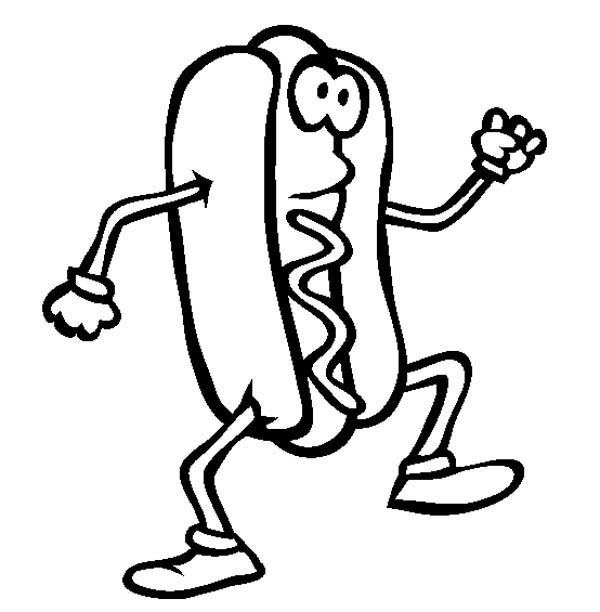 Best ideas about Hot Dogs Coloring Pages
. Save or Pin Walking Hot Dog Coloring Page Now.