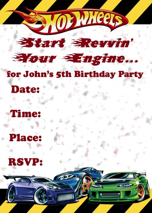 Best ideas about Hot Wheel Birthday Invitations
. Save or Pin Hot Wheels Invitation Template Printable Now.