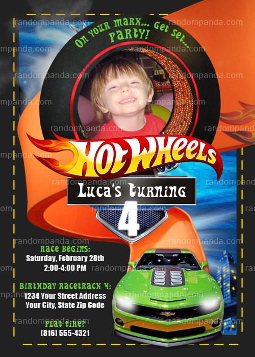 Best ideas about Hot Wheel Birthday Invitations
. Save or Pin Personalize Hot Wheels Invitation Hotwheels by therandompanda Now.