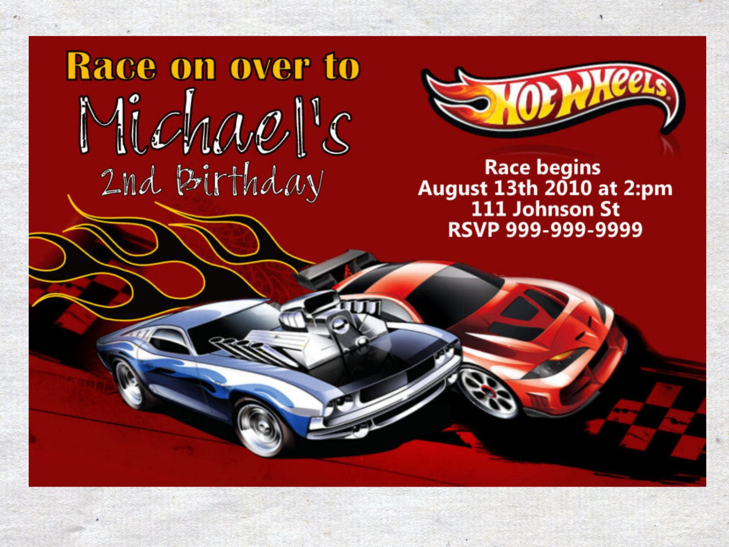 Best ideas about Hot Wheels Birthday Invitations
. Save or Pin Hot Wheels Birthday Invitation Chalkboard Chevron Pattern Hot Now.