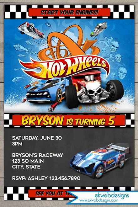 Best ideas about Hot Wheels Birthday Invitations
. Save or Pin Custom Hot Wheels Birthday Invitation Now.