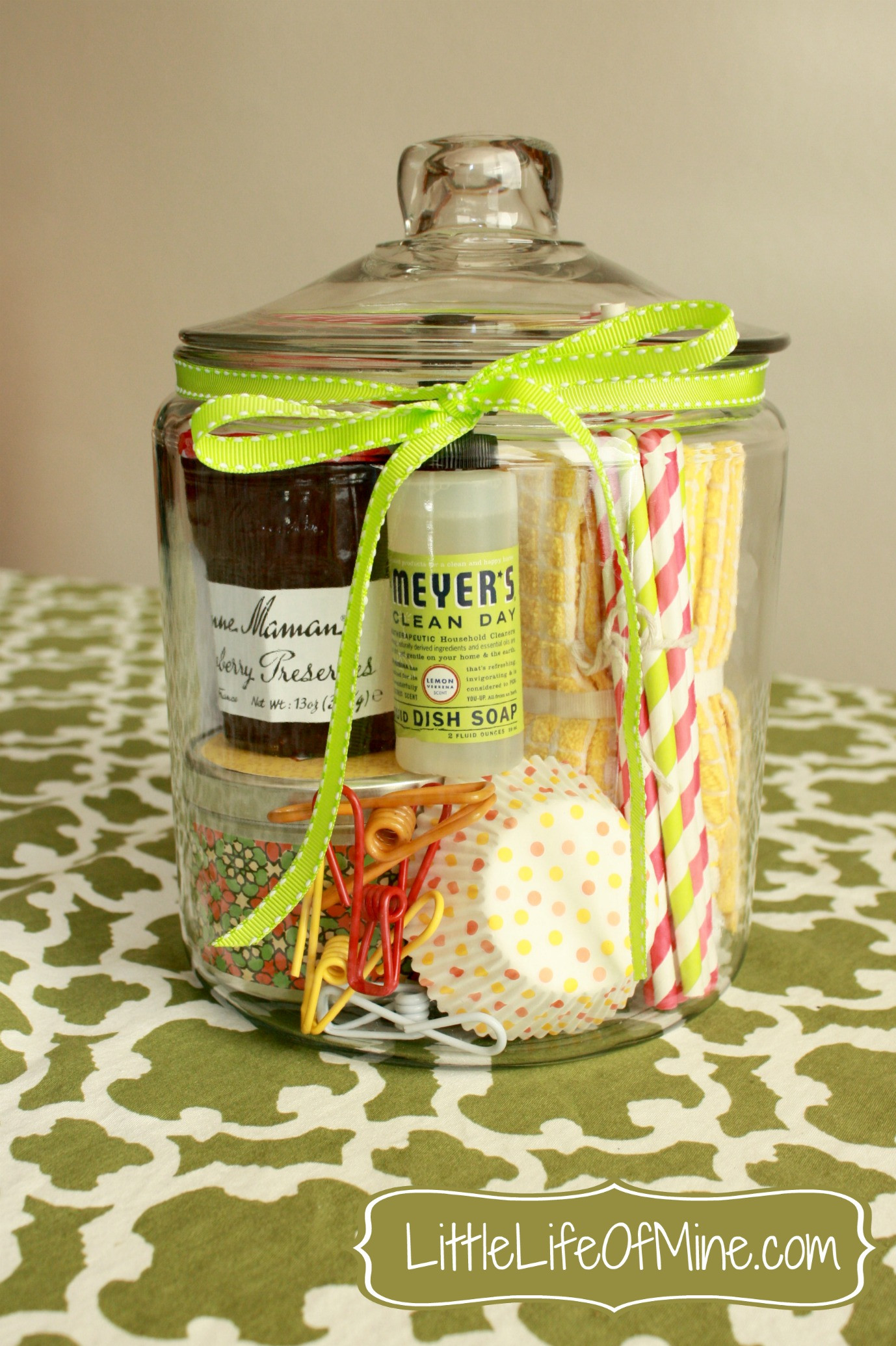 Best ideas about Housewarming Gift Basket Ideas
. Save or Pin Housewarming Gift in a Jar littlelifeofmine Now.