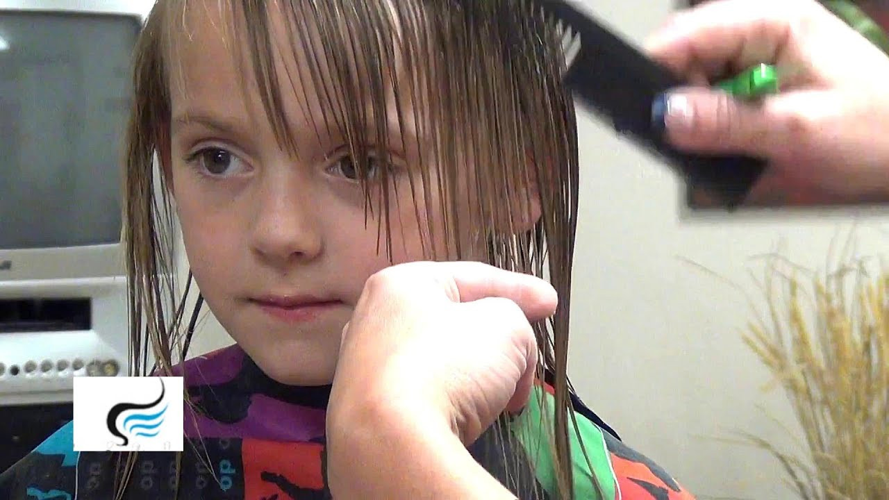 Best ideas about How To Cut Girls Hair
. Save or Pin How To Cut Hairstyles with Bangs Little Girls Haircut Now.