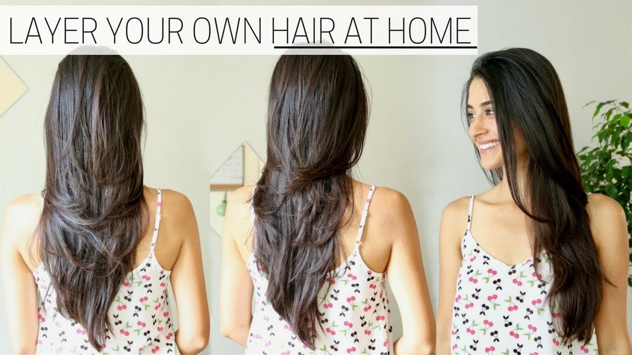 Best ideas about How To Cut Long Hair
. Save or Pin HOW I CUT & LAYER MY HAIR AT HOME diy long layers Now.