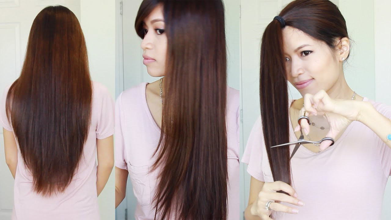 Best ideas about How To Cut Long Hair
. Save or Pin The Best Hair Hack ♥ How to Cut & Layer Your Hair at Home Now.