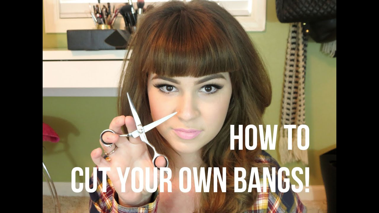 Best ideas about How To Cut Long Hair Straight Across
. Save or Pin How To Cut Your Own Bangs Straight Across Now.