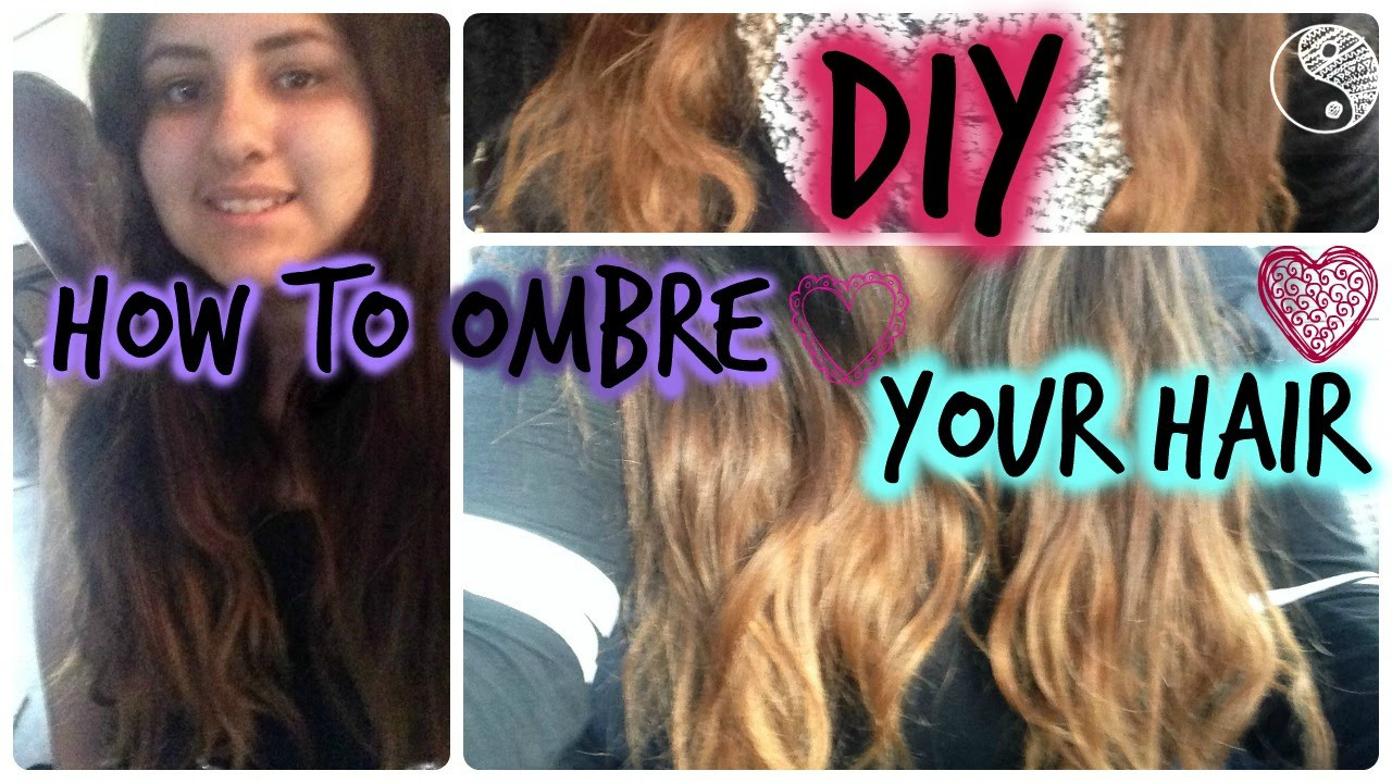 Best ideas about How To DIY Ombre Hair
. Save or Pin DIY How to ombre your Hair at home Now.