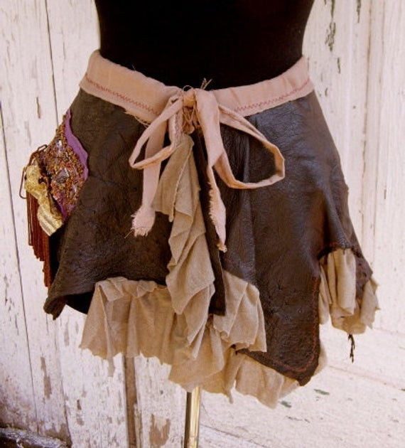 Best ideas about How To DIY Tutorial Tattered Fairy Leather Wrap Skirt
. Save or Pin skirt pixie skirt fairygypsytattered Now.