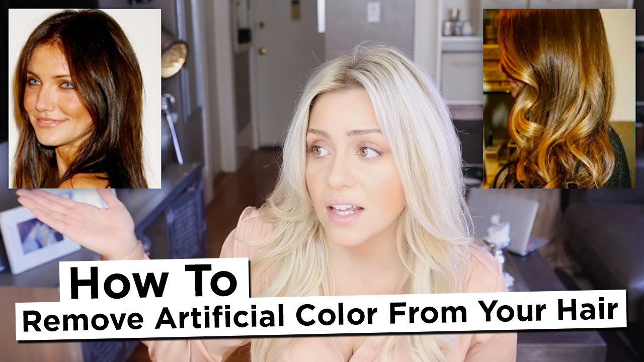 Best ideas about How To DIY Your Hair
. Save or Pin DIY How to Remove Artificial Color from your hair Now.