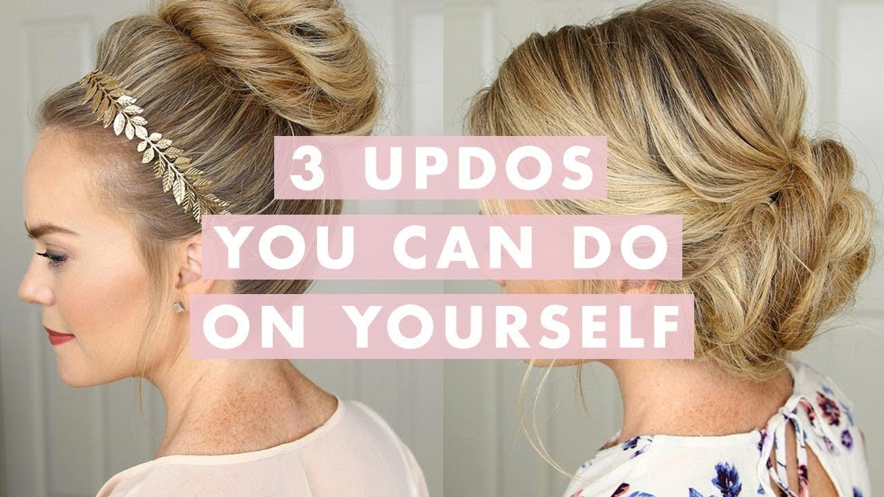 Best ideas about How To Do Updo Hairstyles
. Save or Pin 3 Stunning Updos That You Can Do Yourself Now.