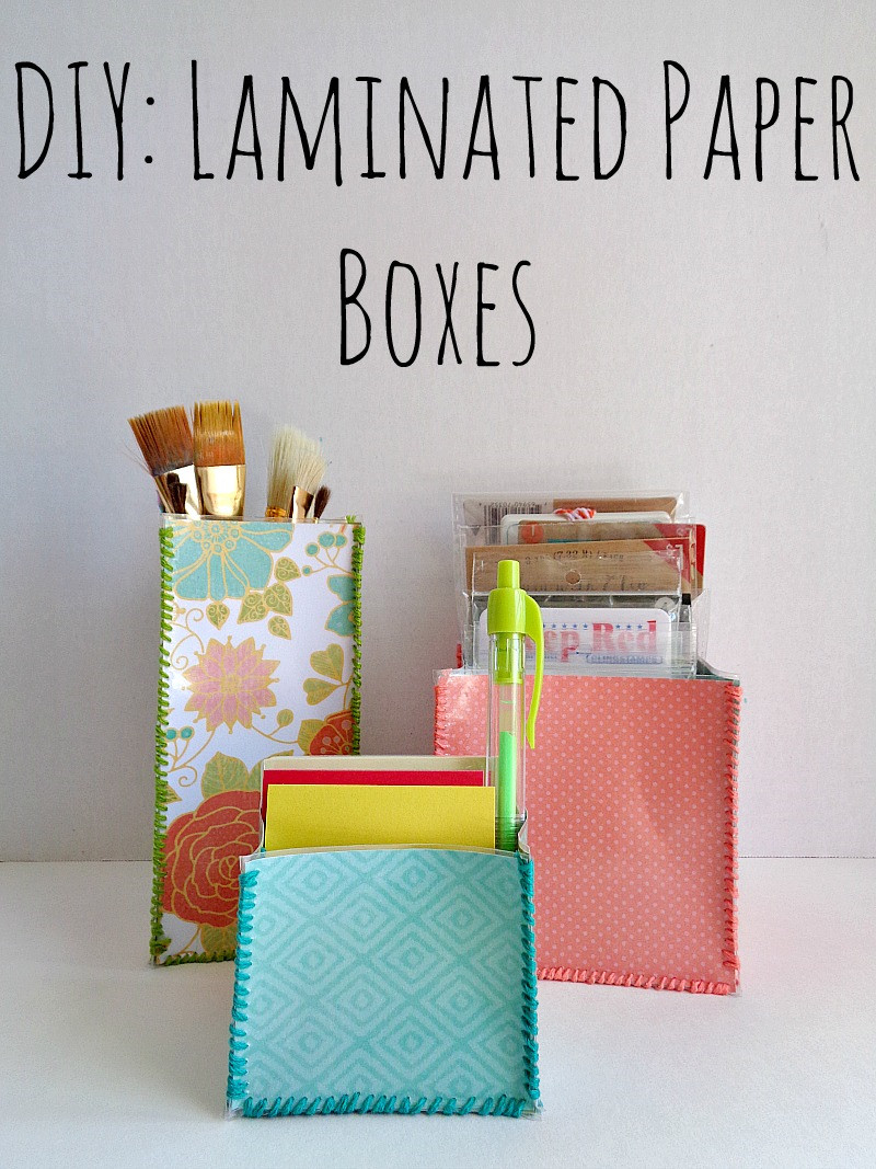 Best ideas about How To Laminate Paper DIY
. Save or Pin DIY Laminated Paper Boxes Running With A Glue Gun Now.