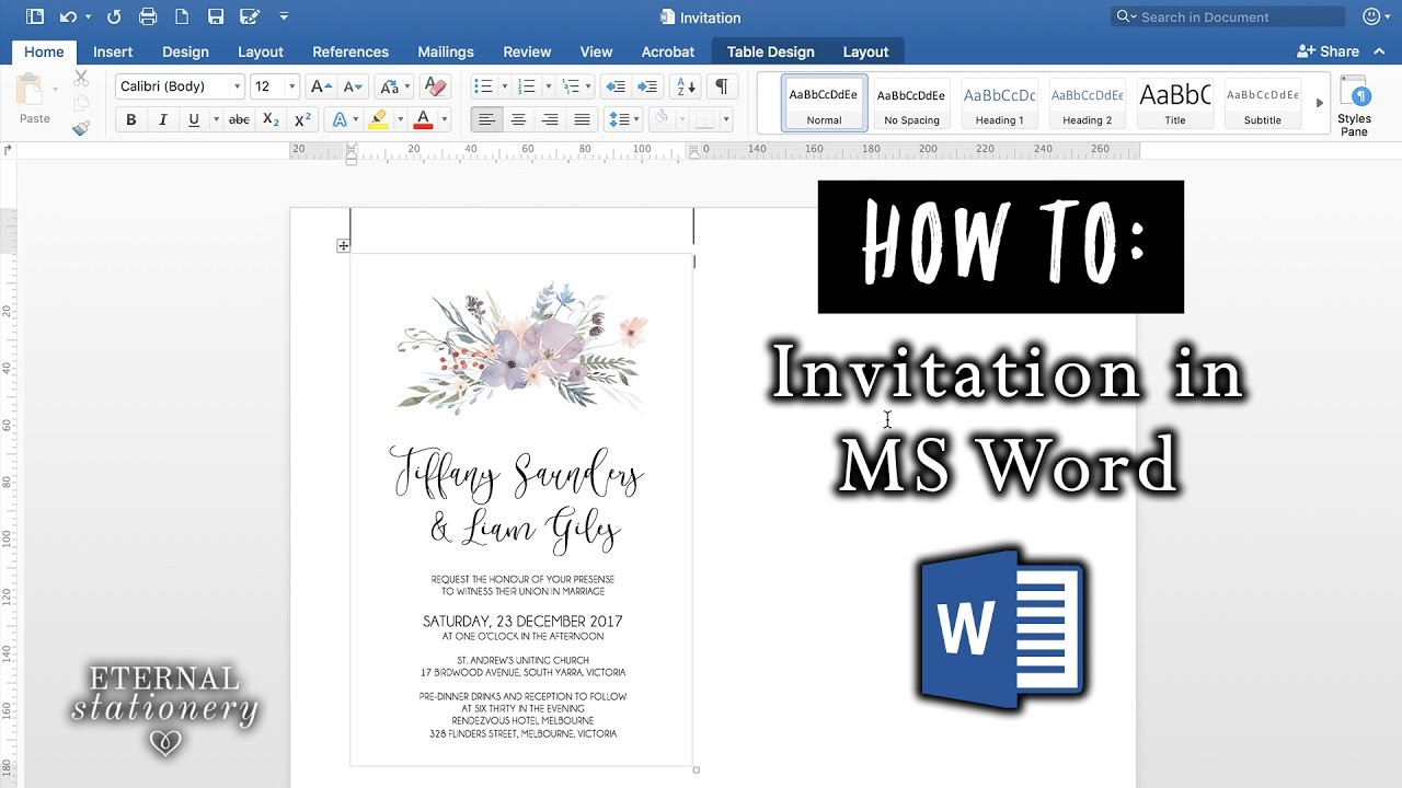 Best ideas about How To Make A Birthday Card On Word
. Save or Pin How to make an invitation in Microsoft Word Now.