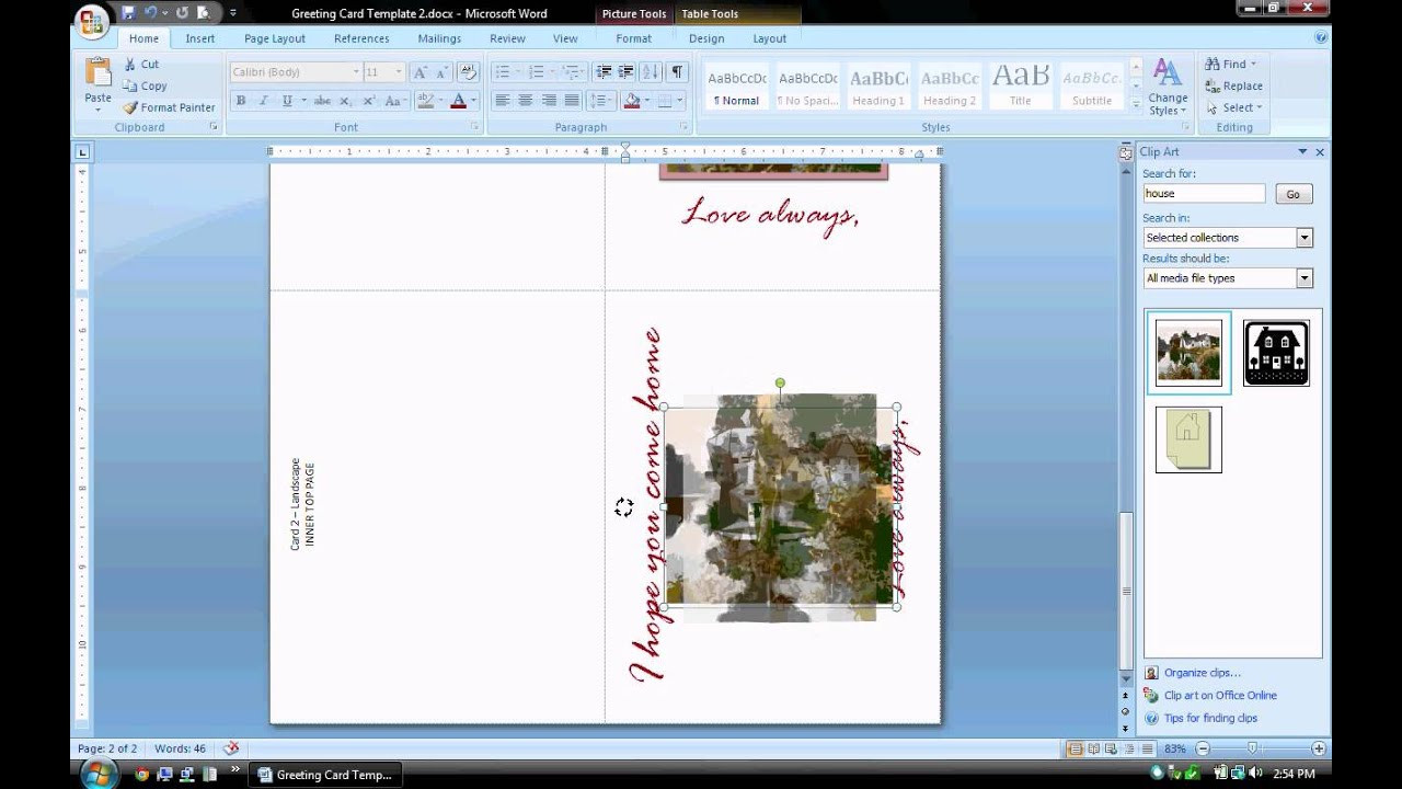 Best ideas about How To Make A Birthday Card On Word
. Save or Pin MS Word Tutorial PART 2 Greeting Card Template Now.