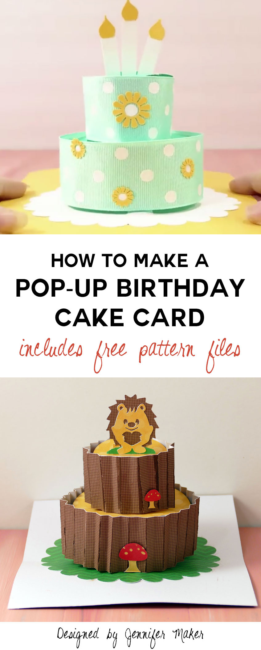 Best ideas about How To Make A Popup Birthday Card
. Save or Pin How to Make a Pop Up Birthday Cake Card Jennifer Maker Now.