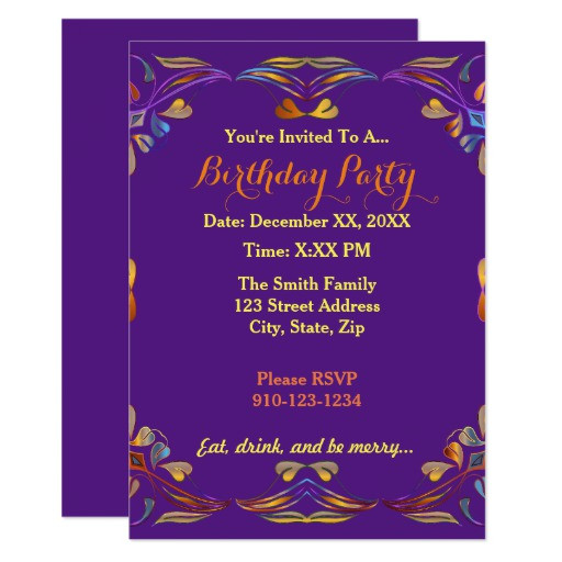 Best ideas about How To Make Birthday Invitations
. Save or Pin Create Your Own Colorful Birthday Party Invitation Now.
