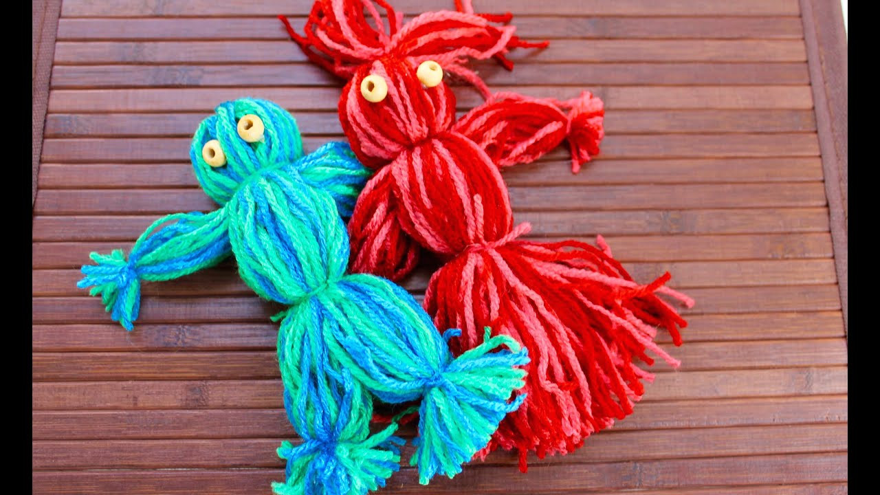Best ideas about How To Make Crafts
. Save or Pin Easy craft How to make a yarn doll Now.