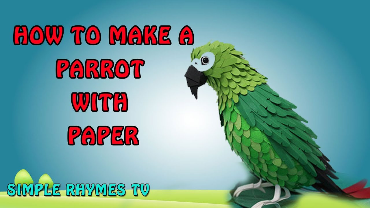 Best ideas about How To Make Crafts
. Save or Pin Paper Crafts How To Make A Parrot Chitti Chilakamma Now.
