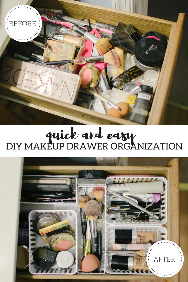 Best ideas about How To Organize Makeup DIY
. Save or Pin Dollar Store Makeup Drawer Organization DIY Now.