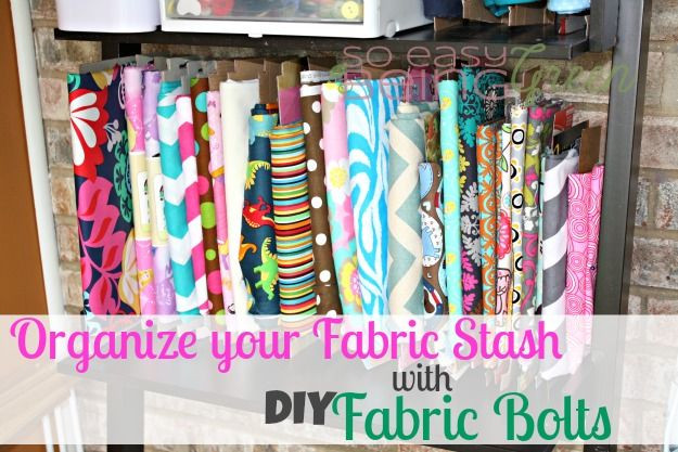 Best ideas about How To Organize Your Room DIY
. Save or Pin Organizing Your Sewing Room DIY Fabric Bolts Now.