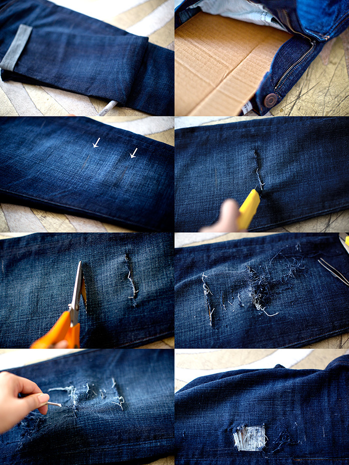 Best ideas about How To Rip Jeans DIY
. Save or Pin diy distressed jeans Now.