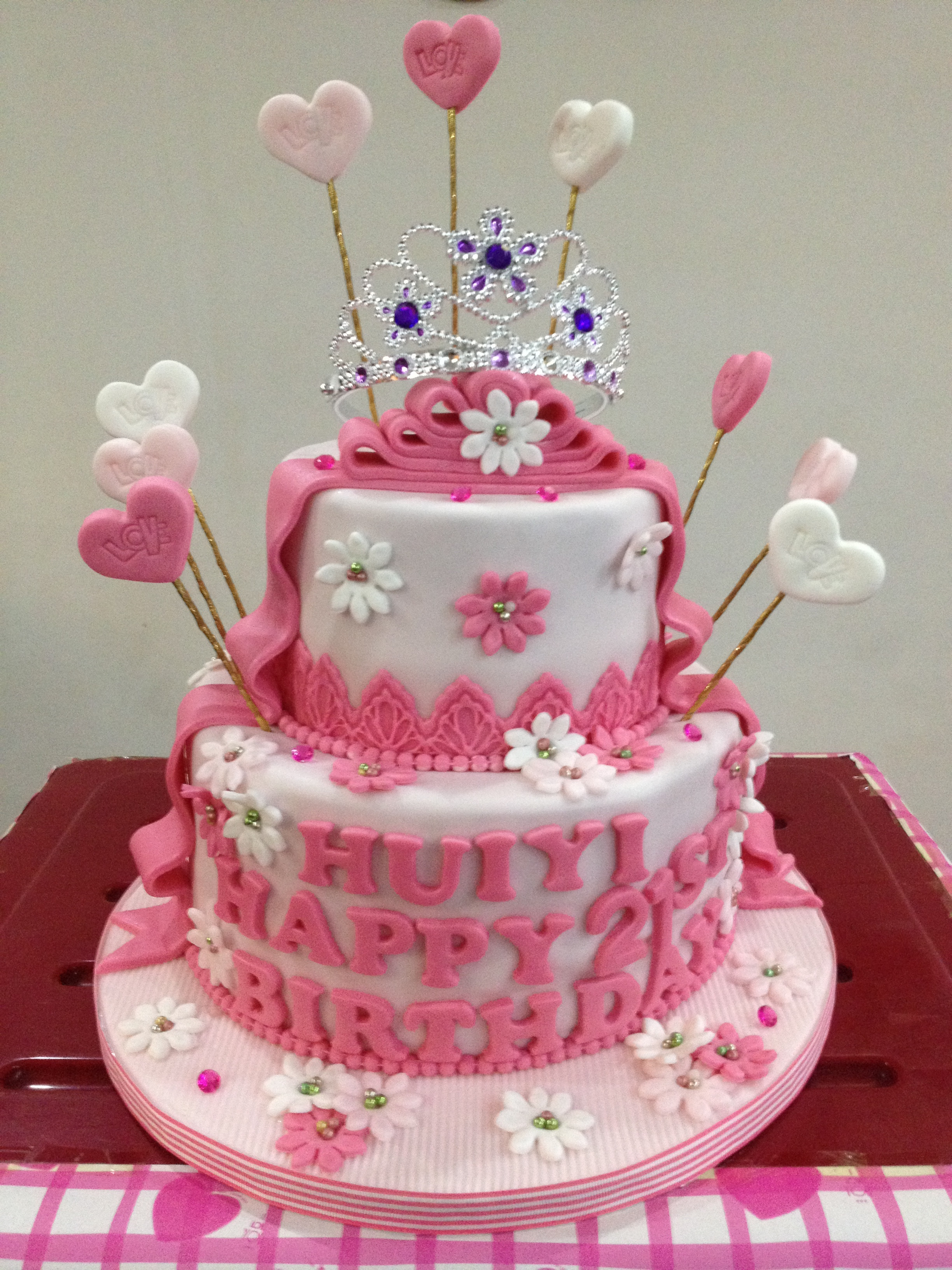 Best ideas about Huge Birthday Cake
. Save or Pin Happy girls are always the prettiest Now.