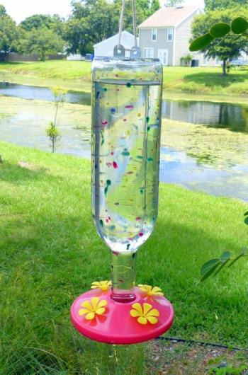 Best ideas about Hummingbird Feeder DIY
. Save or Pin Confetti Glass DIY Hummingbird Feeder Now.