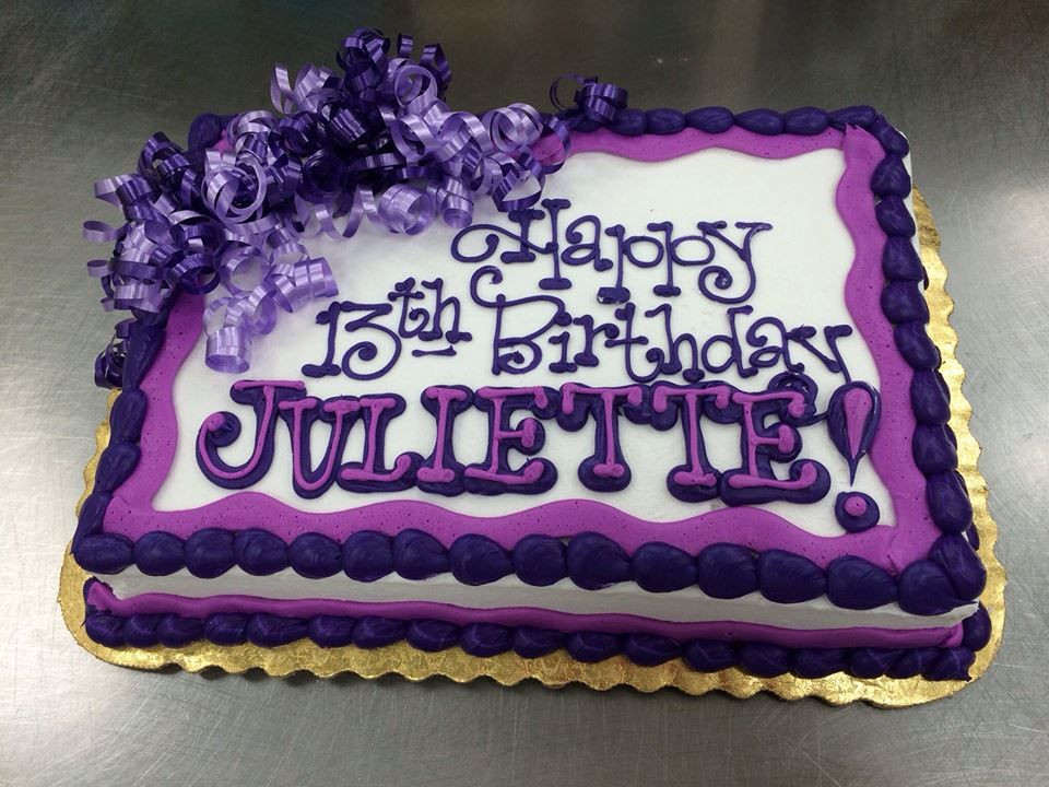 Best ideas about Hy Vee Birthday Cake
. Save or Pin Purpley Birthday Cake by Stephanie Dillon LS1 Hy Vee Now.