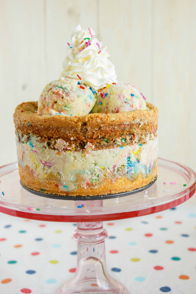 Best ideas about Ice Cream Birthday Cake
. Save or Pin Homemade Birthday Cake Ice Cream Cake The Cookie Writer Now.