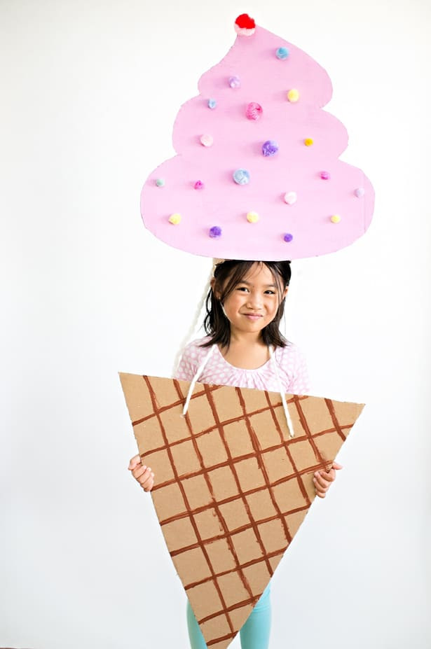 Best ideas about Ice Cream Costume DIY
. Save or Pin THE CUTEST CARDBOARD ICE CREAM COSTUME FOR KIDS Now.