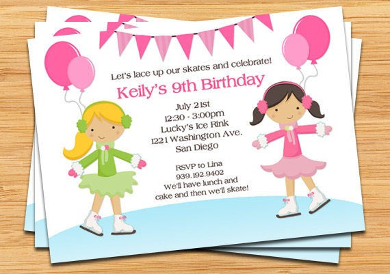 Best ideas about Ice Skating Birthday Invitations
. Save or Pin Ice Skating Birthday Party Invitation Now.