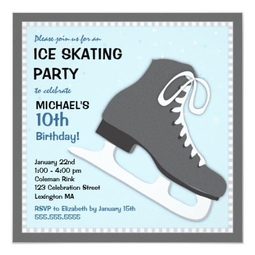 Best ideas about Ice Skating Birthday Invitations
. Save or Pin Cool Dudes Ice Skating Birthday Party Invitation Now.