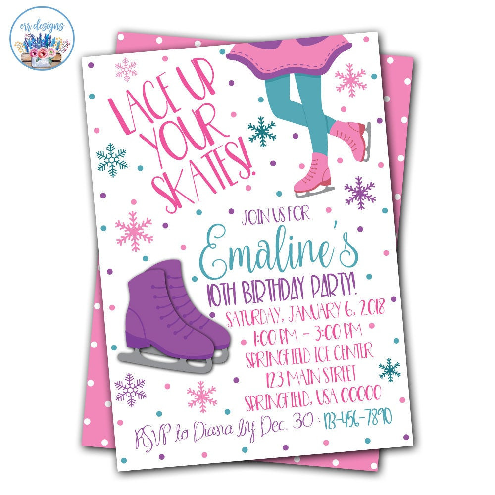 Best ideas about Ice Skating Birthday Invitations
. Save or Pin Ice Skating Invitation Ice Skating Birthday Party Now.