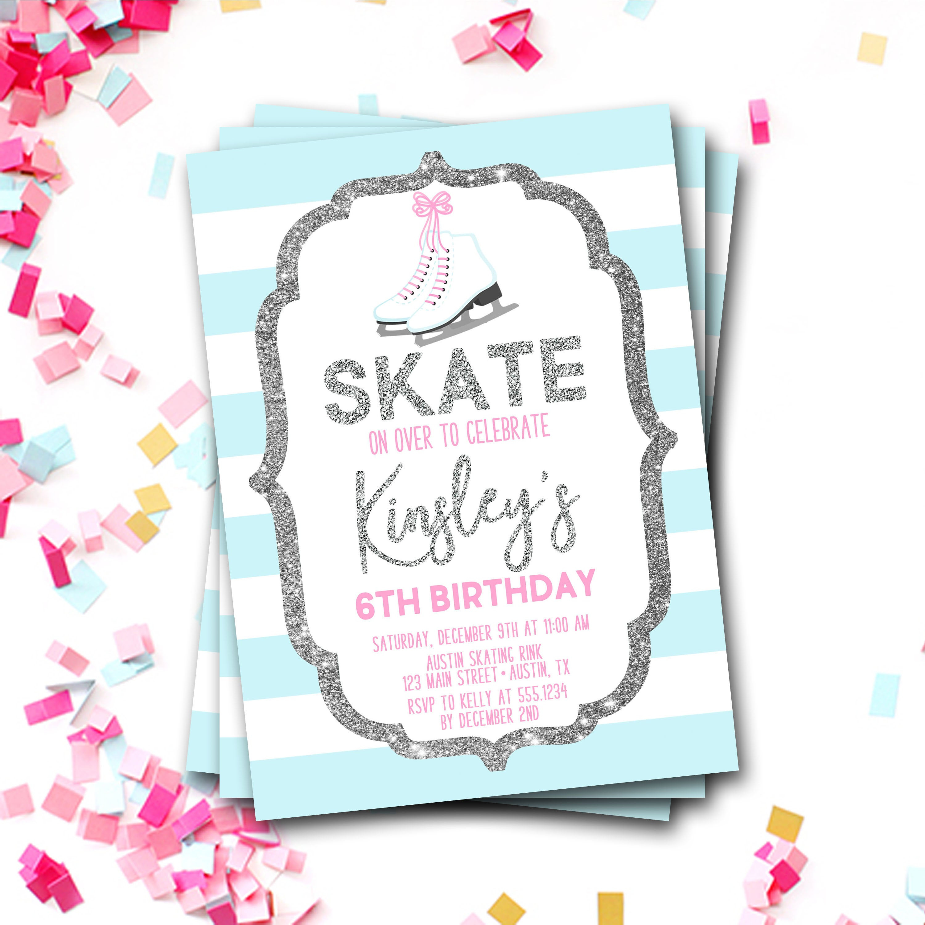 Best ideas about Ice Skating Birthday Invitations
. Save or Pin Ice Skating Birthday Invitation Ice Skating Invite Ice Now.