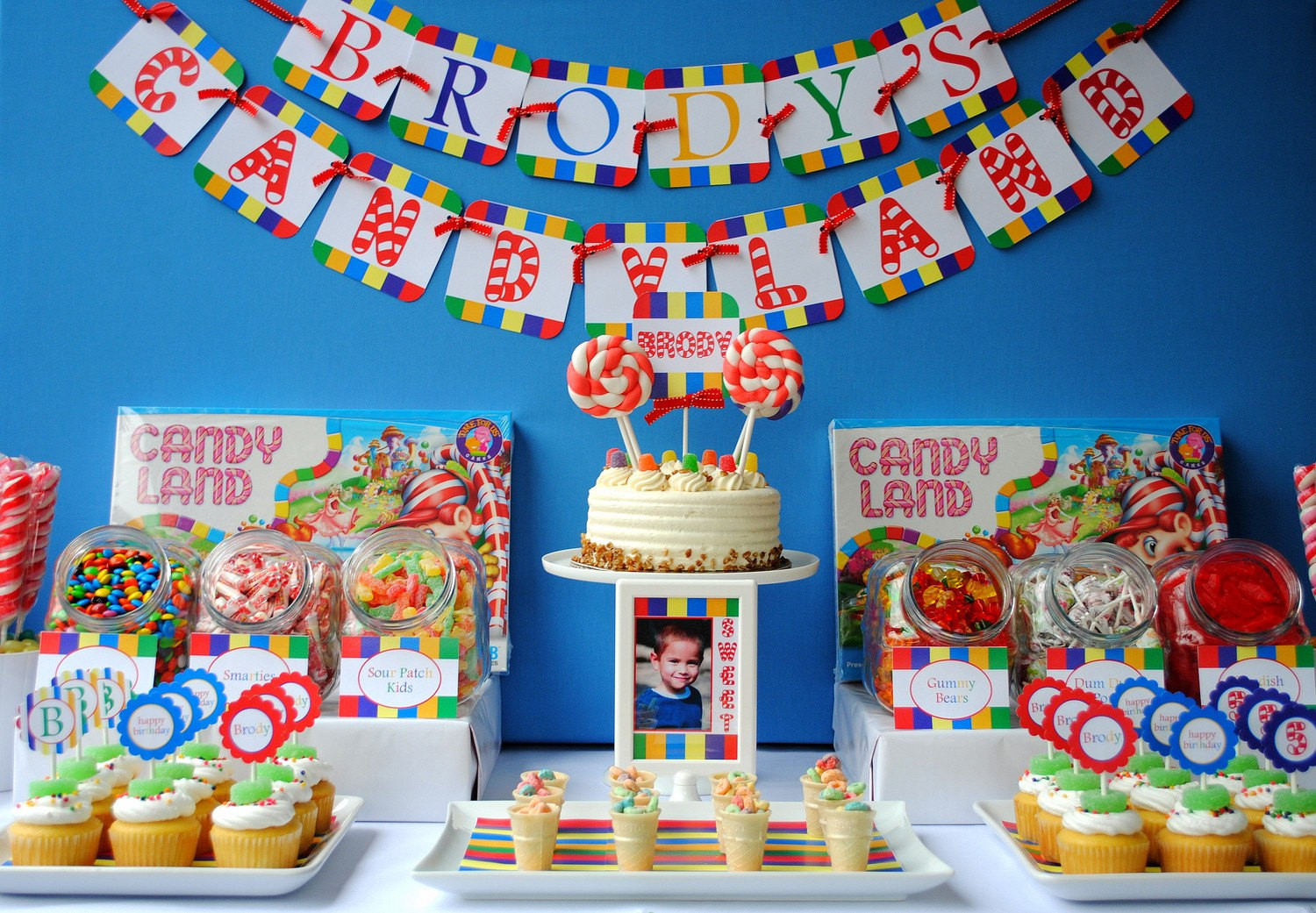 Best ideas about Idea For Kid Birthday Party
. Save or Pin Candyland Birthday Printable Personalized Banner Now.