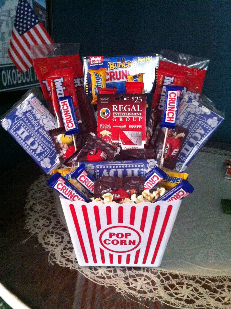 Best ideas about Ideas For A Movie Theater Gift Basket
. Save or Pin 41 best images about Baskets Themed on Pinterest Now.